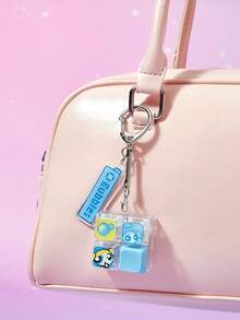 THE POWERPUFF GIRLS X Joivida 可愛卡通鋅合金吊飾，適用於鍵盤、包包、紀念品與收藏品，適合作為禮物，也適用於錢包與書包 - 彩色 - 查看 5