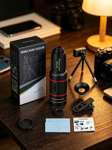 Mobile Phone Telescope 28/36/64 Times High-Definition Zoom Lens, Concert Travel Bird Watching And Moon Viewing Artifact, Portable External Telephoto Camera, A Must-Have For Recording Beautiful Moments - Multicolor - View 8