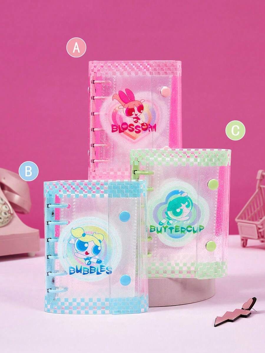 THE POWERPUFF GIRLS X POKOJA LAND 活頁夾,送給朋友和同學的禮物 - A7 - 查看 1