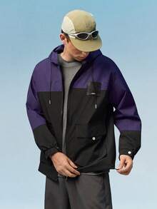 Caldwick Men Sports Jackets - Purple - View 4