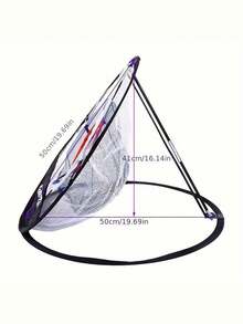 PGM Foldable Heavy Duty Golf Practice Net With Stable Base, Indoor Outdoor Driving Putting Training Net, Reinforced Frame Metal Eyelets Portable Golf Gear For All Skill Levels - Multicolor - View 4