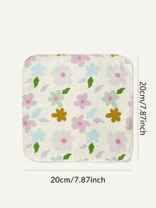 Cozy Pixies 100% Pure Cotton Soft Cartoon Pattern Printed Baby Handkerchief - Multicolor - View 8