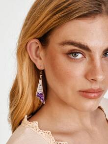 Nocturel Anting Menjuntai - Purple - View 6