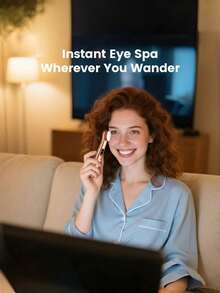 Teckwe This 300mAh Eye-Lifting Massager With A Display Helps Reduce Under-Eye Bags, Relieve Eye Strain, And Brighten The Skin Around The Eyes. The Product Also Features Face And Neck Lifting Functions. - View 5