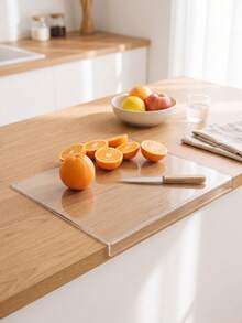 Haus Hana Transparent Acrylic Cutting Board, Rolling Pin, Anti-Slip Antibacterial Chopping Board, Mold-Resistant Cutting Board, Lightweight And Easy To Store For Cutting Fruits, Protects Kitchen Countertops From Scratches - View 4