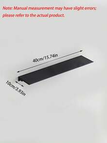 Aluminum Alloy Bathroom Shelf Wall Mounted, No Drilling Adhesive Organizer Rack, Board & Towel Bar, Space Saving Storage For Bathroom Cabinet & Mirror Front, Waterproof Bathroom Accessories - Multicolor - View 16