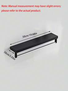 Aluminum Alloy Bathroom Shelf Wall Mounted, No Drilling Adhesive Organizer Rack, Board & Towel Bar, Space Saving Storage For Bathroom Cabinet & Mirror Front, Waterproof Bathroom Accessories - Multicolor - View 15