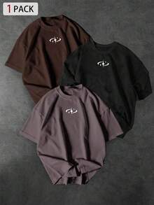Gym Rark Camiseta deportiva de manga corta con estampado de estrellas para hombres - Púrpura polvoriento - Ver 1