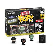 Funko Bitty Pop DC Batman 4 Packs Mini Vinyl Figure Set, Selina Kyle The Riddler Batman Mystery Figure Included, Collectible Shelf Display Desktop Decor - Multicolor - View 6