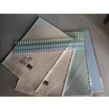 1件/2件/4件 A4/A5 60頁螺旋裝訂空白筆記本，可拆卸頁面DIY組裝，便攜式帳簿，適合學校辦公室，教師節畢業禮物 - 彩色 - 查看 10