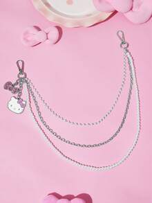 HELLO KITTY AND FRIENDS | SHEIN 時尚甜美鋅合金包包吊飾，吊飾、紀念品、收藏品，可用於送禮、裝飾錢包、書包、背包 - 彩色 - 查看 3
