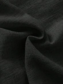 SHEIN 兒童小男孩休閒舒適百搭長袖上衣與長褲套裝 - 黑色 - 查看 5