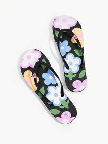 Grefit Women's Shoes Toe Heel Fold-Up Slippers, Fashionable Home PVC Fold-Up Slippers, Suitable For Summer Vacation Shoes, Suitable For Casual Beach Style - Multicolor - View 3