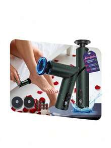 Teckwe 5-In-1 Professional Electric CallusRemover(Portable & Foldable), Removes99.92% Of Calluses In 3 Mins, RechargeableFoot File Pedicure Kits With 10 & 20 Grit Padsfor Soft Smooth Feet, Gunmetal Gray,USB Cable Not Included - View 9