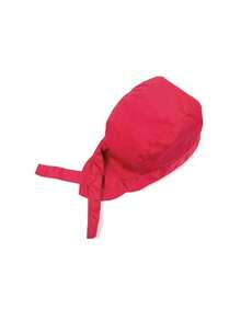 Topi Kerja Koki, Topi Turban Hotel & Restoran, Topi Kerja Dapur, Topi Bajak Laut, Topi Pelayan Pria dan Wanita, Topi Koki - 5Pcs - View 14