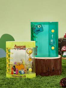 ADVENTURE TIME X POKOJA LAND Cartoon Print Transparent Coil Loose Leaf Binder - A7 - View 5