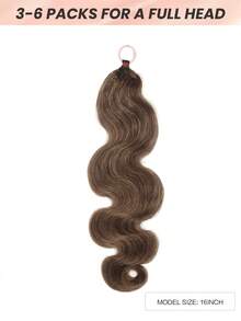 Boho Braids Feather Crochet Human Hair Honey Blonde #30 Body Wave Human Hair Extensions Pre Separated Knotless Handmade Crochet Hair For Braiding Pre Looped 16-22Inch - S30 - View 2