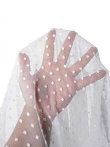 SHEIN LUNE 大尺碼女款純色休閒百搭日常穿著襯衫 - 白色 - 查看 8
