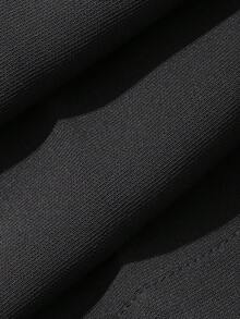 DAZY Pantalones acampanados de unicolor versátiles y de moda para ir al trabajo - Gris Oscuro - Ver 7