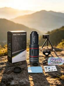 Mobile Phone Telescope 28/36/64 Times High-Definition Zoom Lens, Concert Travel Bird Watching And Moon Viewing Artifact, Portable External Telephoto Camera, A Must-Have For Recording Beautiful Moments - Multicolor - View 1