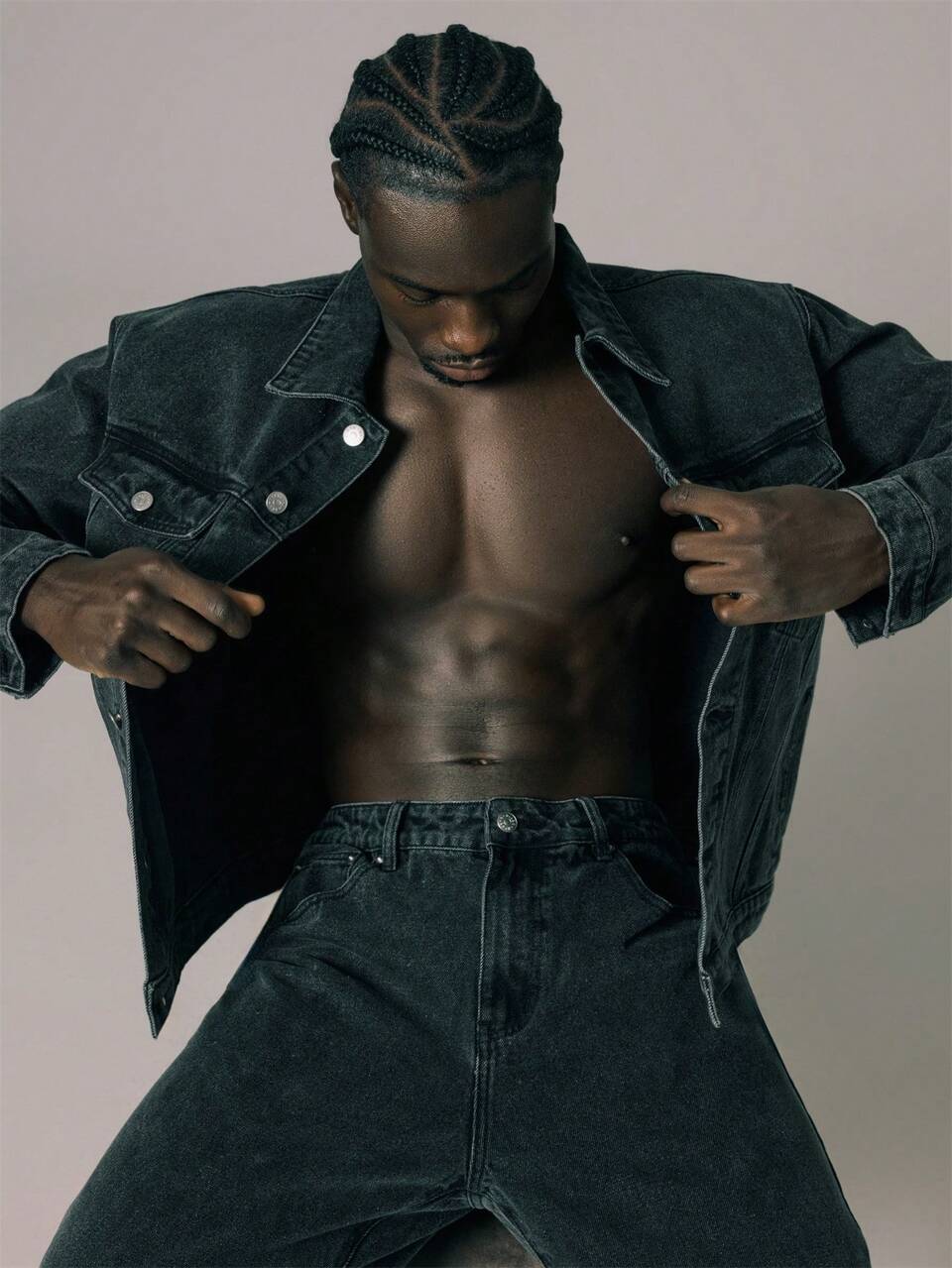 Oversized Denim Jacket Double Pocket Front Detail Spring Summer Essentials