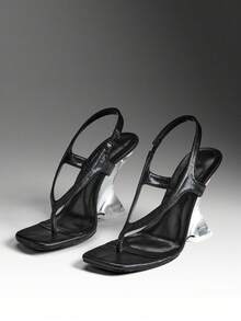 Denimoi Women's Thick Sole Platform Sandals, Suitable For Daily Wear - Black - View 2