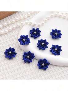 50pcs Handmade Embellished Flower DIY Clothing Accessories - Multicolor - View 21