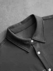 PAVTROS Men's Embroidered Vacation Single-Breasted Patchwork Long Sleeve Shirt - Multicolor - View 5