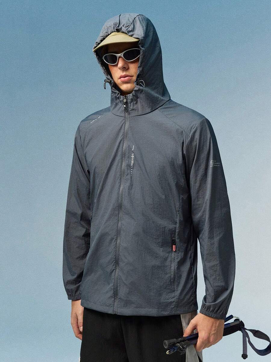Caldwick 2026 New Summer Men's Hooded Sun Protection Jacket, Nylon ...