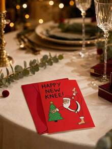Muroi Mono 1 bộ thiệp chúc mừng Giáng sinh hài hước, thiết kế ông già Noel ngồi trên bồn cầu Yule Log, thiệp Noel ngày lễ phong cách táo bạo, thiệp Giáng sinh độc lạ hài hước cho gia đình bạn bè đồng nghiệp, thiệp ghi chú quà tặng ngày lễ theo mùa vui nhộn - Nhiều màu - Xem 5