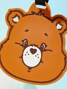 SHEIN X Care Bears 愛心熊頭行李吊牌 - 棕色 - 查看 5