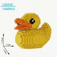 MINKOJA 3500Pcs Large White Duck Building Blocks Toy, Living Room Decor, Suitable As Holiday Gift, Birthday Gift, Friend's Gift. Additionally, Small Yellow Duck Building Blocks Are Also Available. - Multicolor - View 7