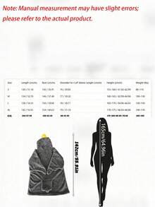 2Pcs Oversized Hooded Blanket Parka – Ultra Warm Down Alternative Wearable Blanket With Pockets, Soft Flannel Sherpa Lined Robe, Cozy Lounge Wear Gift Set With Slippers - Multicolor - View 3