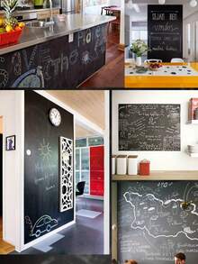 Magnetic Chalkboard Wall Sticker Peel And Stick Erasable Self Adhesive Learning Drawing Painting Board Home Classroom Reusable Write On Wipe Off Surface - Multicolor - View 9
