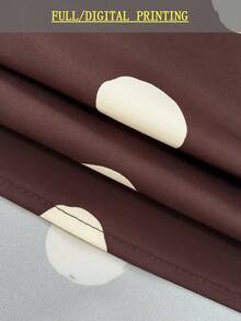 INAWLY 女款幾何印花掛脖綁帶性感迷你洋裝，棕色與白色波點，適合約會、夜晚外出、度假派對，夏季穿搭 - 咖啡棕 - 查看 6