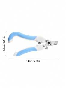 Gunting Kuku Hewan Peliharaan Stainless Steel Biru dengan Pelindung Pengaman untuk Anjing dan Kucing Kecil, Pegangan Anti Selip, Ergonomis, Pemangkasan Tanpa Rasa Sakit, Pengasah Kuku, Tenang, Alat Perawatan Kaki Hewan Peliharaan Penting untuk Rumah. - warna - View 6