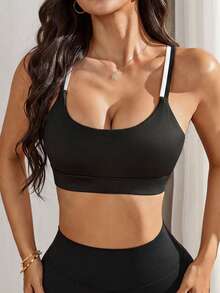 Slayform Slayform Solid Color Bra Shorts Sports Underwear - Multicolor - View 6