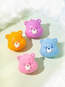 SHEIN X Care Bears Stiker Kulkas Berbentuk Beruang Tiga Dimensi Ukuran 1/4, Dekorasi Kulkas yang Luar Biasa, Cocok untuk Papan Tulis Dapur dan Kantor - Cinta Beruang - View 2