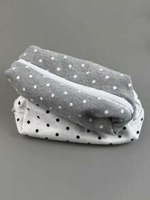 1 Large-Capacity Polka-Dot Stationery Bag & Make-Up Bag: Korean-Style Pencil Case | Minimalist And Portable Design For Girls, Suitable For All Seasons And Perfect For Desk Decoration - Multicolor - View 3