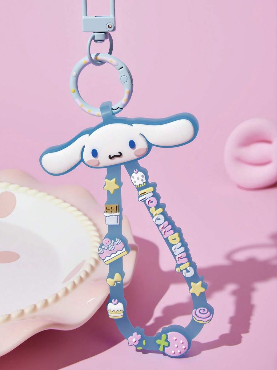 HELLO KITTY AND FRIENDS | SHEIN KT Series PVC Keychain - Blue - View 1