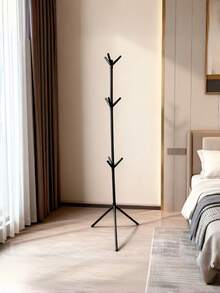 Freestanding Tree Coat Rack With 9 Hooks, Space Saving Clothes Hanging Stand, Stable Organizer For Coats, Handbags And Scarves, Home Storage Rack For Entryway, Bedroom & Small Apartments - multicolor - View 7