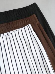 Sweetra Y2K Casual Versatile Slimming Sexy Mid-Length 7/10 Leggings - Multicolor - View 5