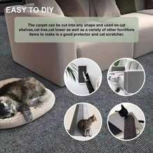 Self-Adhesive Cat Scratch Pad, Scratch Mat For Cats To Protect Furniture, Corners, Walls Indoor - 30cmX60cm - View 11