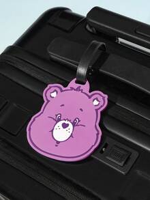 SHEIN X Care Bears 愛心熊頭行李吊牌 - 紫色 - 查看 2