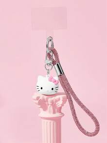 HELLO KITTY AND FRIENDS | SHEIN Mobile Phone Lanyard - Pink - View 1