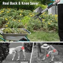 1pc Upright Weeder And Root Remover - Manual Vertical Weeding Tool - Ergonomic Aluminum Garden Weeder With Sharp Metal Teeth, Easy To Remove Weeds, Lawn Care And Soil Cultivation, Suitable For Gardening, Patio And Yard Use - multicolor - View 5