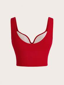 SHEIN Velisys 女款素色日常健身運動內衣 - 彩色 - 查看 5