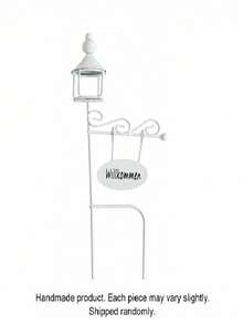 Haus Hana Courtyard Pigeon Flower Decoration, Japanese Style Iron Flower Garden Balcony Ornaments, Grocery Decoration Succulent Pot Flowerpot Metal Decoration Inserts, Multi Style Courtyard Decoration Inserts For Lighthouses, Outdoor Courtyard Label Stakes. - multicolor - View 9