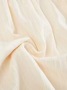 Tween Girls' Summer Beach Vacation Casual Apricot Ruffle Strap Backless Bow Tie Dress, Holiday Long Dress - Apricot - View 6