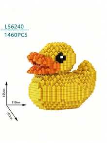 MINKOJA 3500Pcs Large White Duck Building Blocks Toy, Living Room Decor, Suitable As Holiday Gift, Birthday Gift, Friend's Gift. Additionally, Small Yellow Duck Building Blocks Are Also Available. - Multicolor - View 3